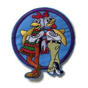 Los Pollos Locos Embroidered Patch